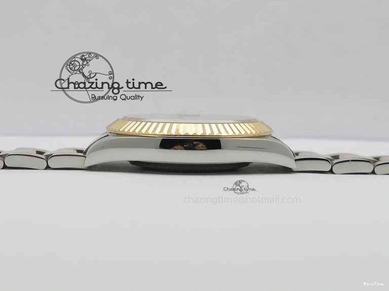 MiroTime 0201 DateJust II 41mm SS RG BP Maker Best Edition RG Diam Dial On SS RG Bracelet SA Efficient 3712